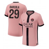 Dres Paris Saint-Germain Bradley Barcola #29 Tretina 2024-25 Krátky Rukáv